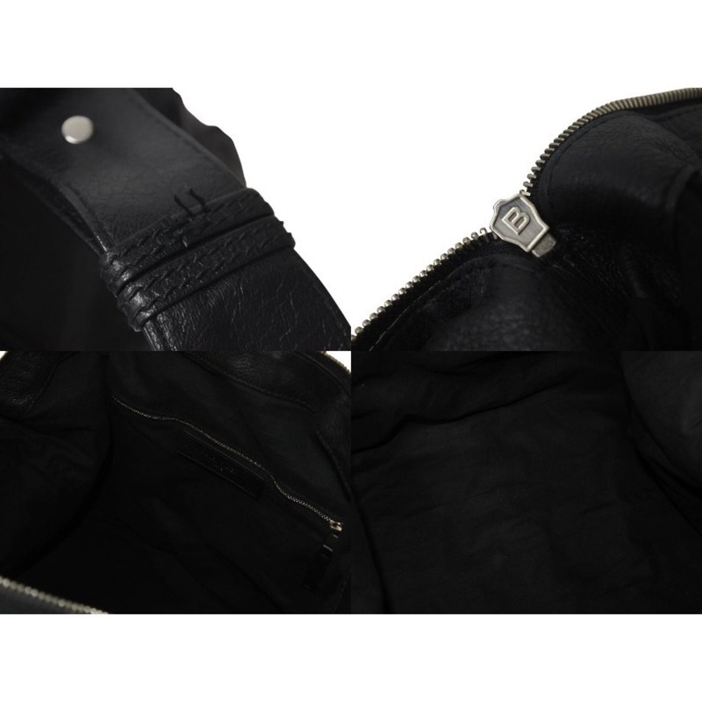 BALENCIAGA Classic Weekender Bag Black Lambskin - Picture 8 of 9